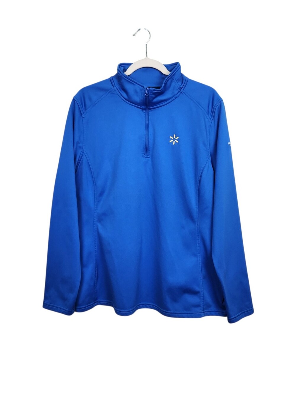 The North Face Blue Tech 1/4 Zip Pullover Jacket Walmart Womens Size XXL